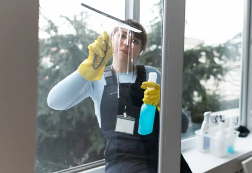 Nettoyage de vitres intérieures et extérieures à Charmeil